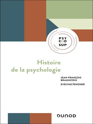 cover image of Histoire de la psychologie